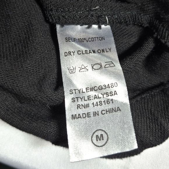 Buddy Love Black Sequin Star Military Utility Jacket Cotton Canvas Parker Cargo - Picture 13 of 13